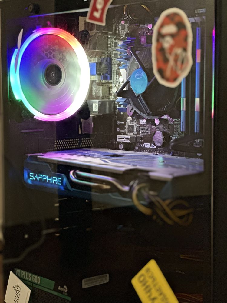 Продам PC на Ігровій Відеокарті Raden RX 580 (8gb) Sapphire Nito+