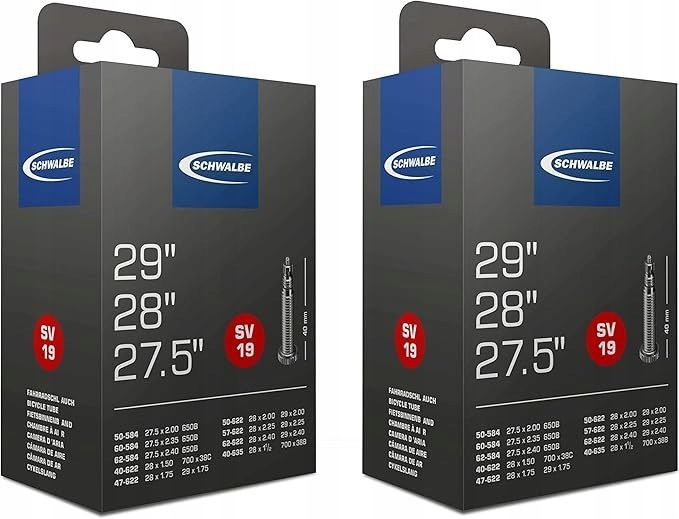 schwalbe unisex adult sv19 dętki rowerowe