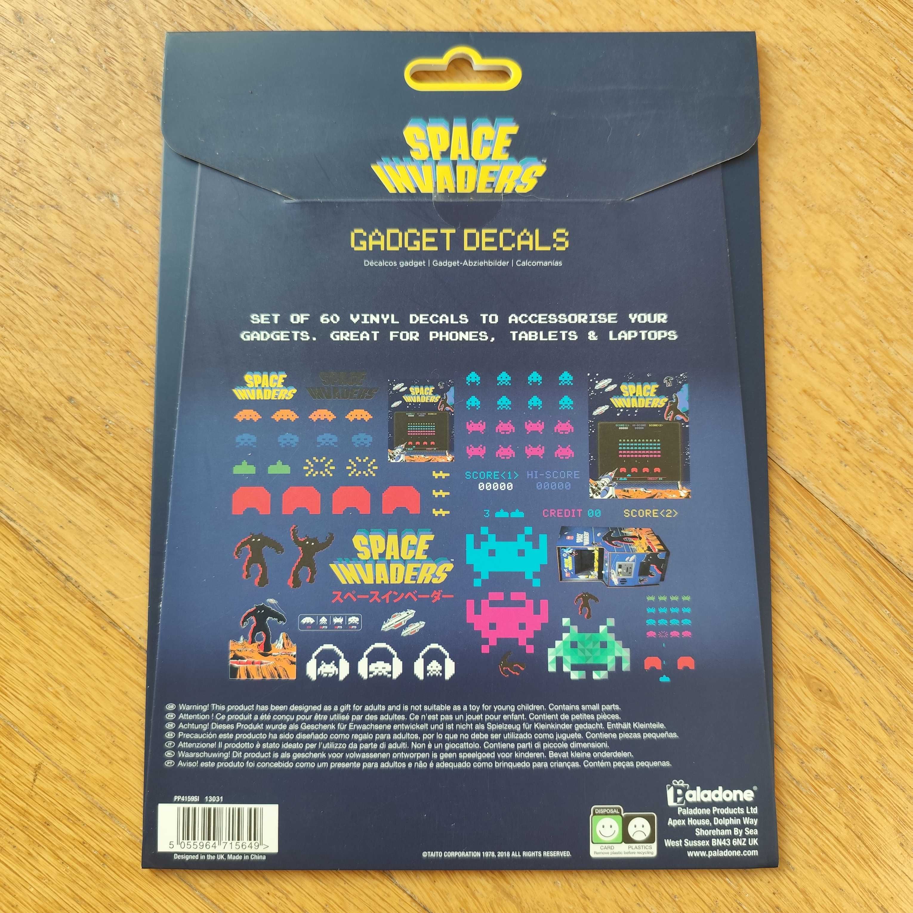 Autocolantes de vinil Space Invaders