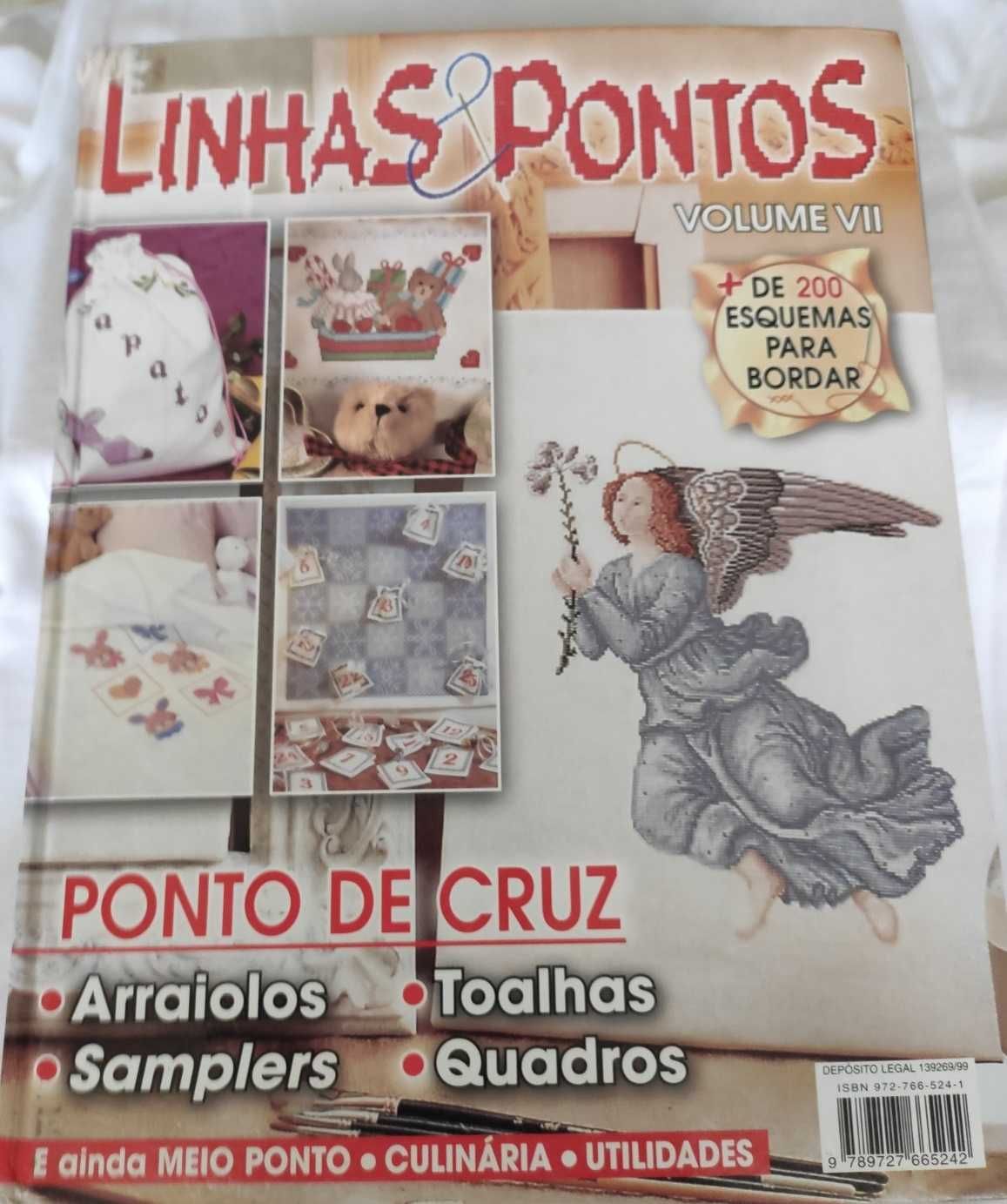 Livro Linhas & Pontos - Ponto de Cruz Vol. VII