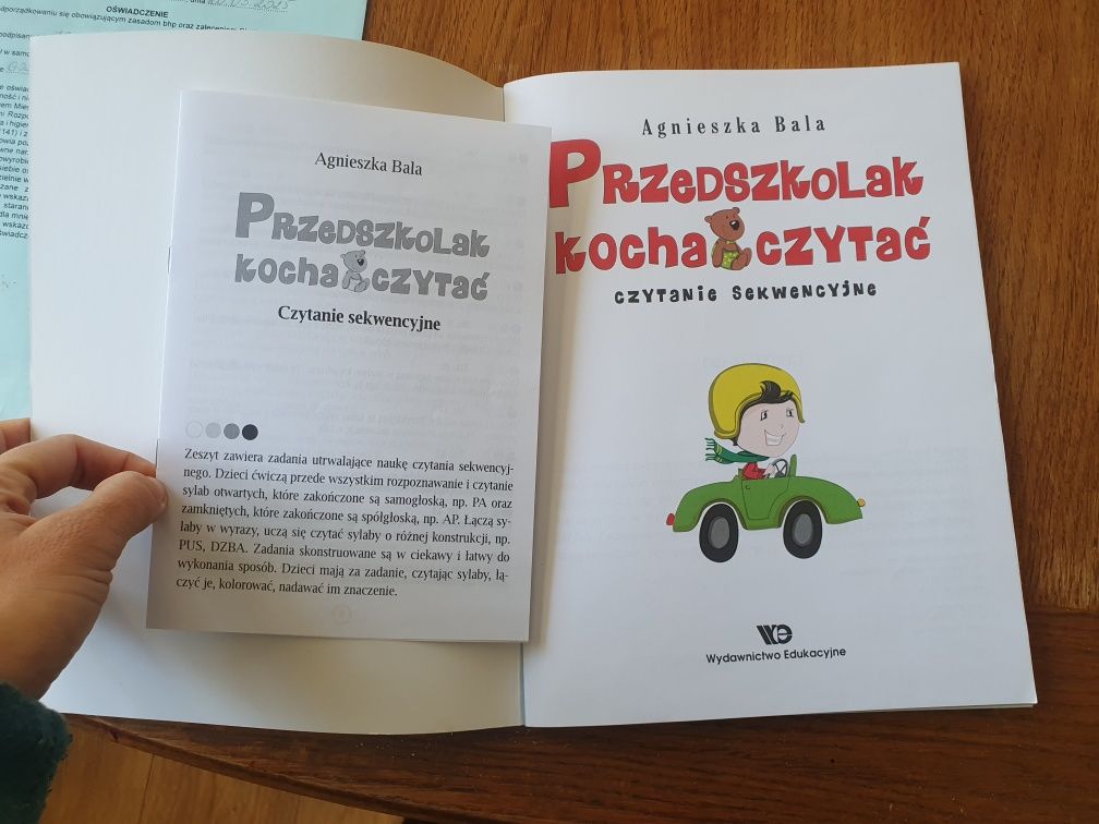 Przedszkolak kocha czytać. Czytanie symultaniczne i sekwencyjne. Bala