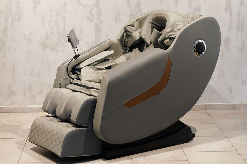 Масажне крісло XZERO V12+Lite Gray Массажное кресло