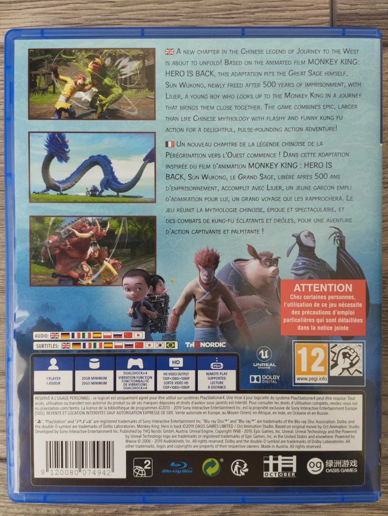 Gra Monkey King Hero is Back Polska Wersja  PS4/PS5 Playstation