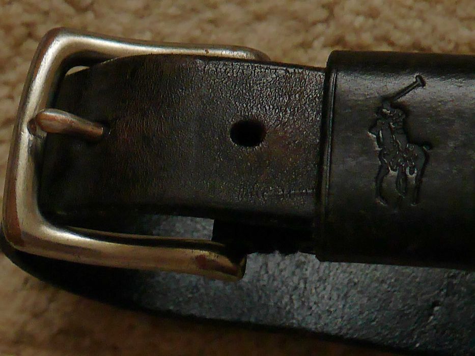 Ремень-ремінь шкіряний  брендовий на талію48-59 см Polo Ralph Lauren