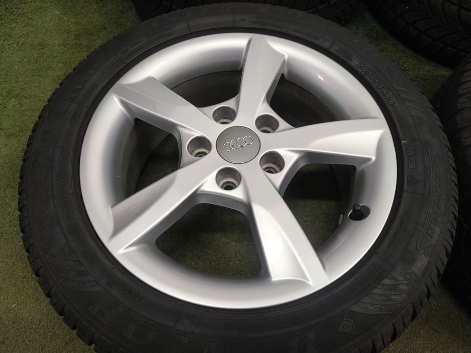 Koła 16" 5x112 et43 opony 205/55/16 Audi a3 a4 b6 b7 a6 VW Passat Golf