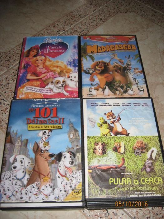 Varios DVD infantis
