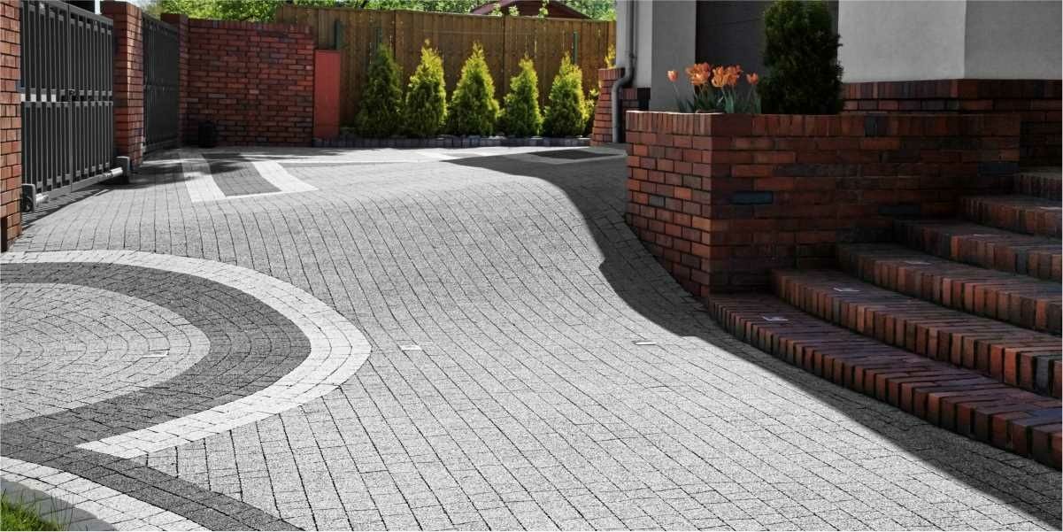 Kostka Fantazja 6 cm Szara callisto nero płukana betonowa bruk piccola