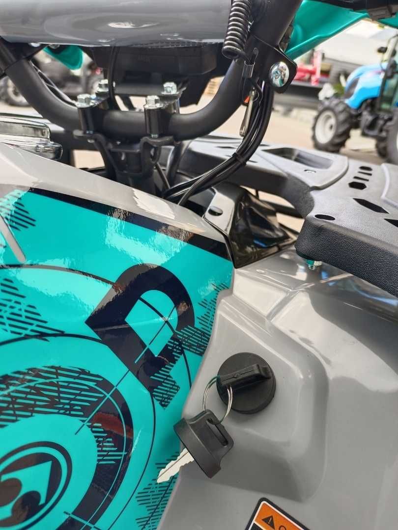 Quad Barton Raptor 125 | 3 biegi | Wsteczny | Terenowy | Turkusowy