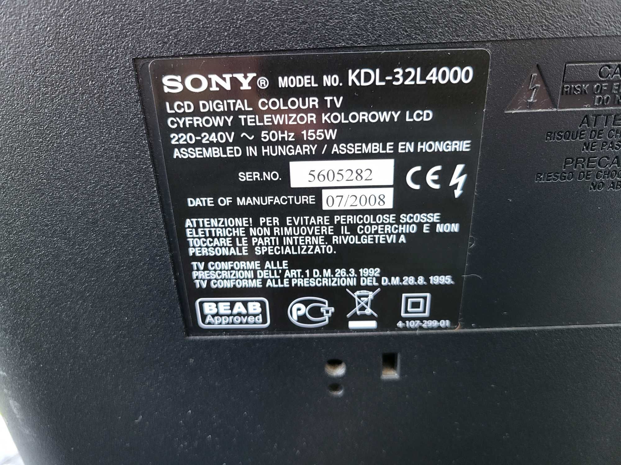 Sony kdl 32l4000