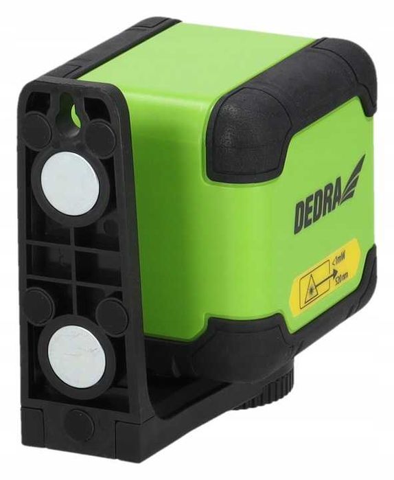 Zestaw DEDRA Laser krzyżowy 30m Dalmierz Poziomica laserowa zielony
