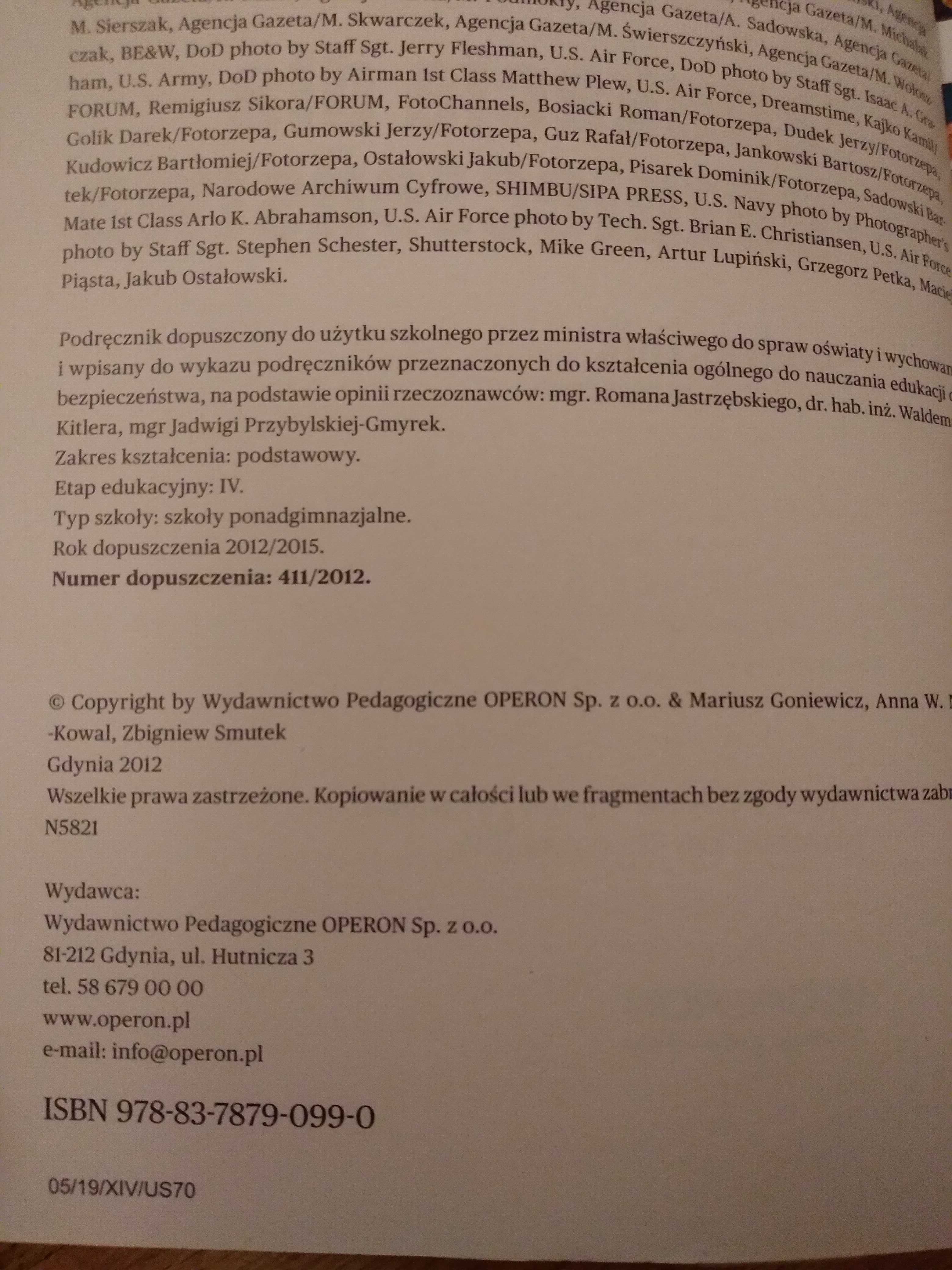 Edukacja dla bezpieczeństa. Odkrywamy na nowo. Operon