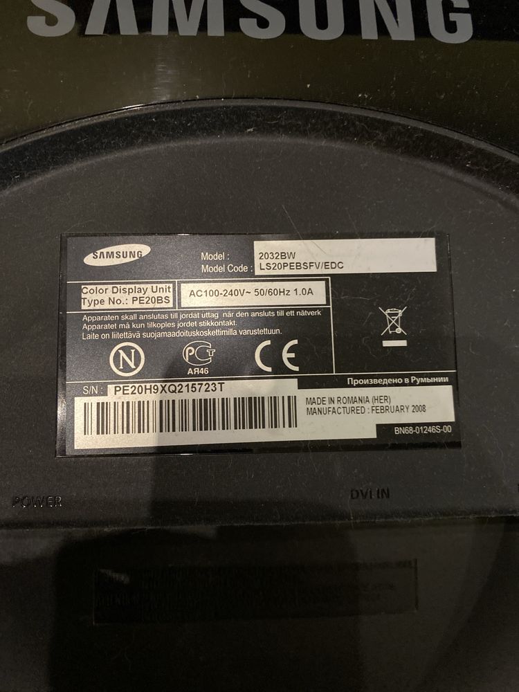Монитор самсунг 20"