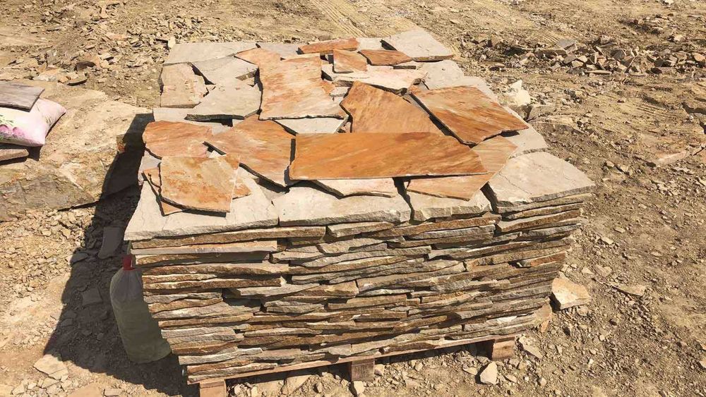 Камінь бут цоколь плитку соломка одиничка парапети ростована плитка