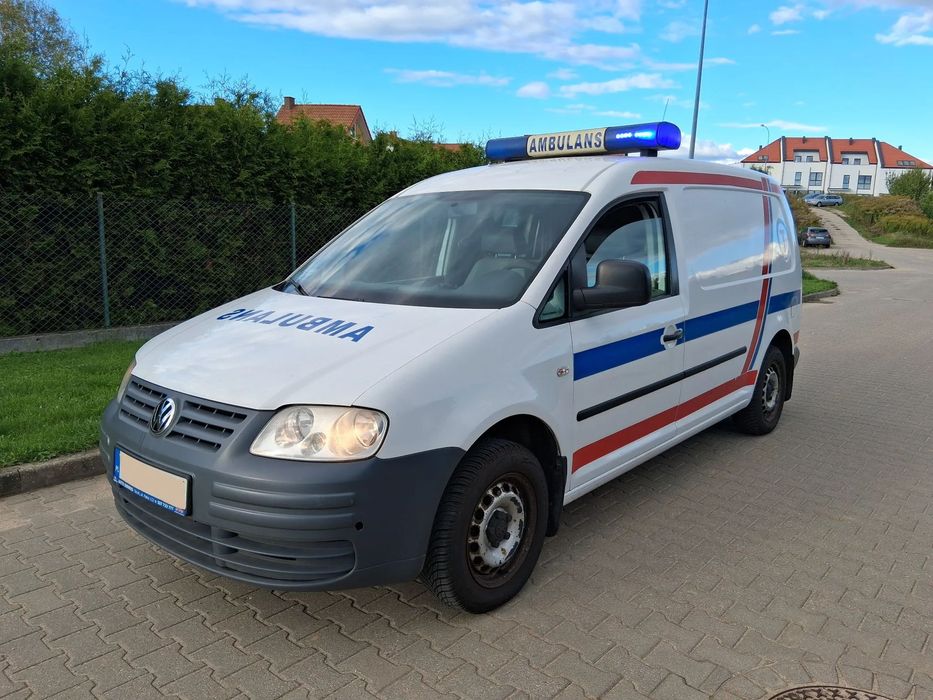 Volkswagen Caddy Maxi, KARETKA, AMBULANS, 4-osobowy, 1.9 TDI