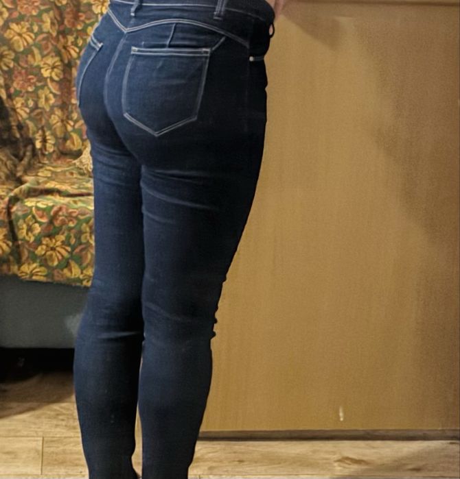 Джинси жіночі темно-сині, розмір XS