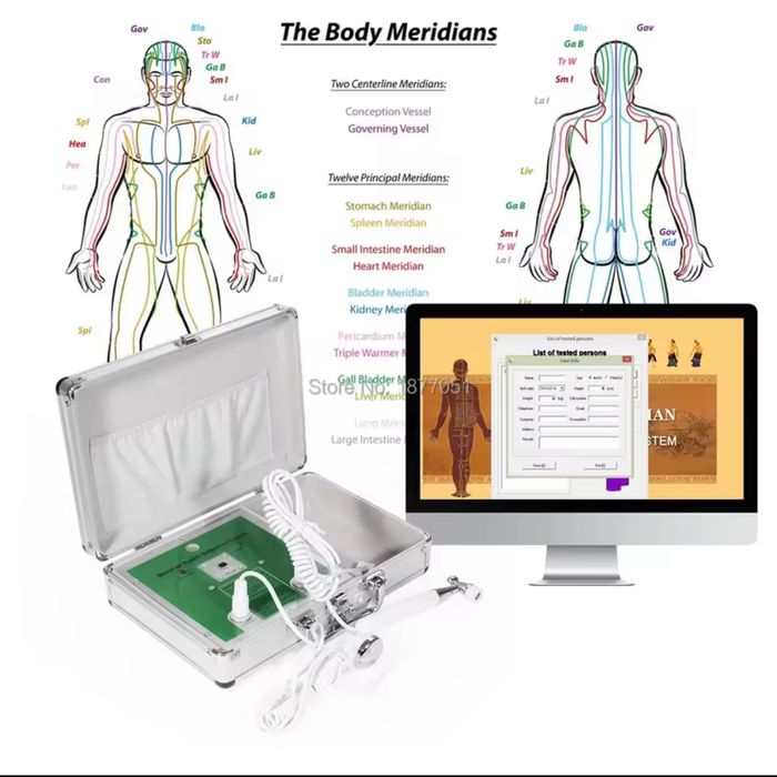 Aparelho de diagnóstico de meridianos de acupuntura