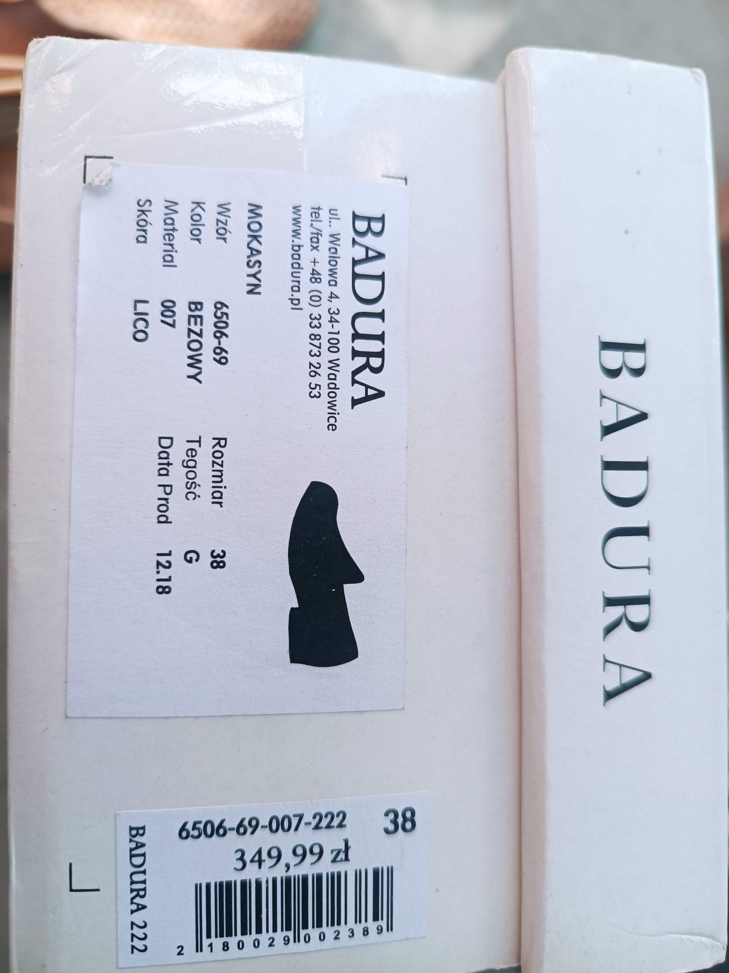 Mokasyny Badura rozm. 38