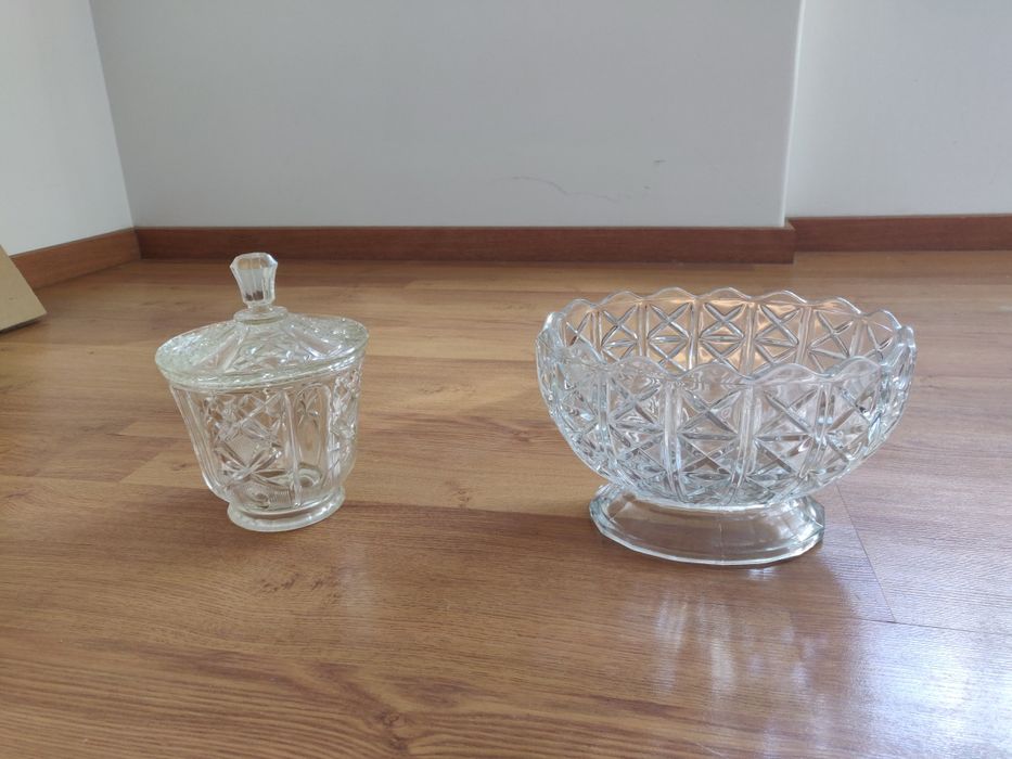 Taça e bomboneira