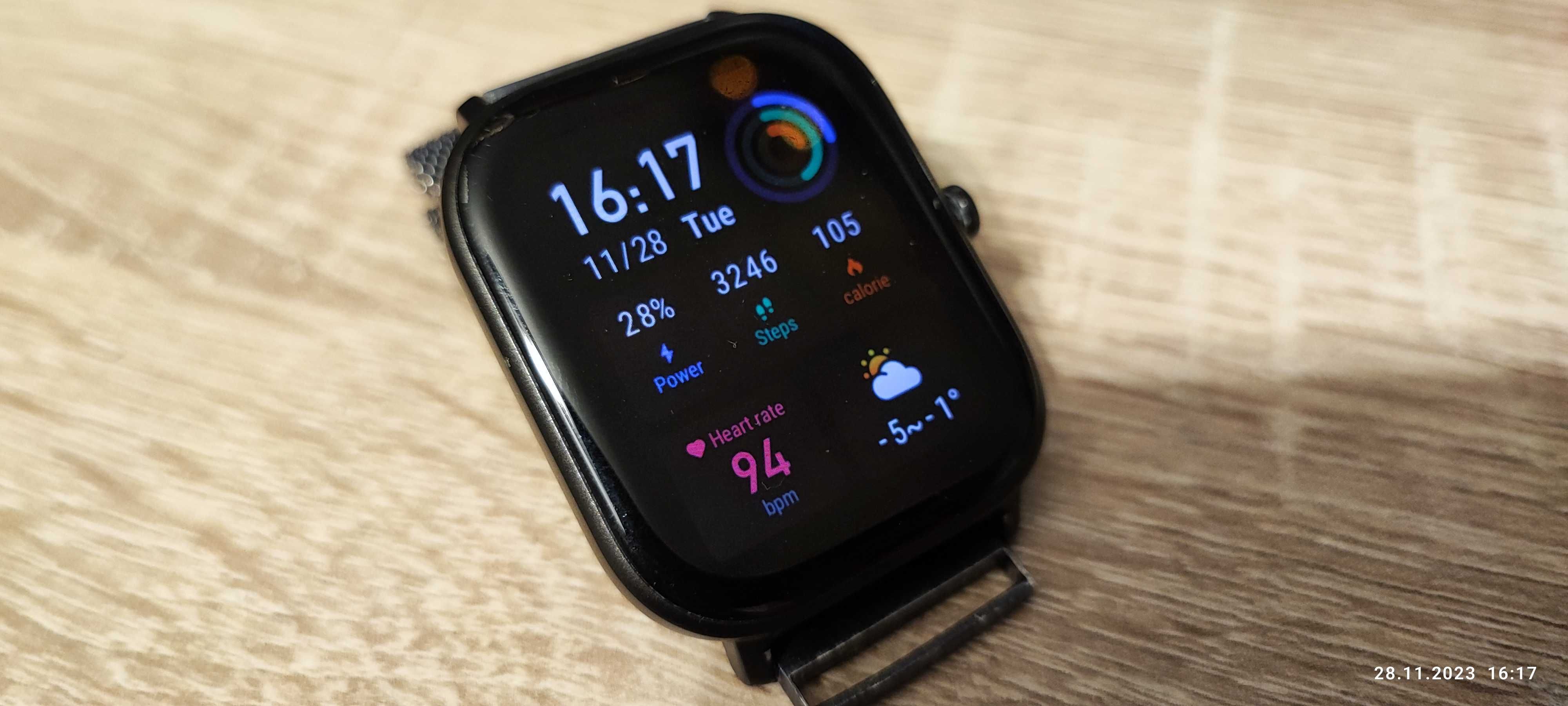 Smartwatch Amazfit GTS czarny