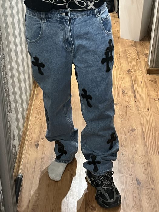 Chrome hearts type jeans хром хартс джинси y2k opium drip drill