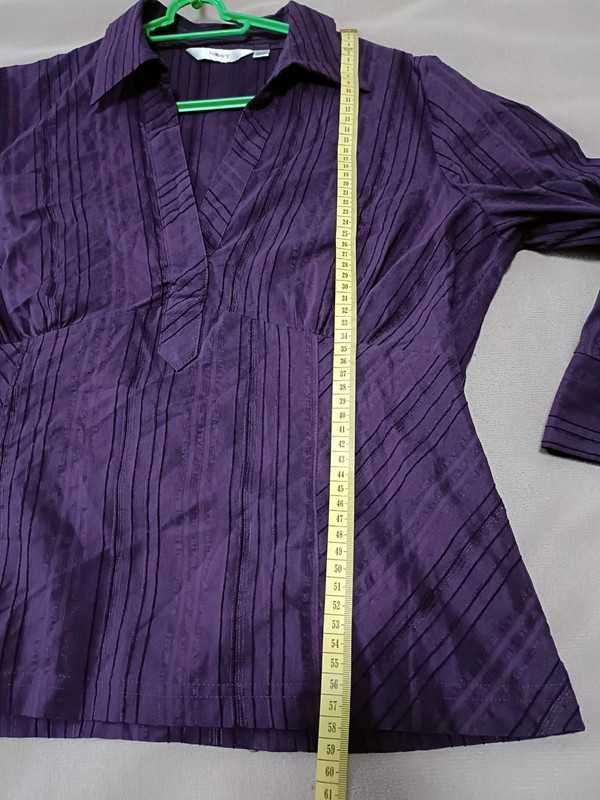 Śliczna fioletowa bluzka koszulowa Next rozmiar XL