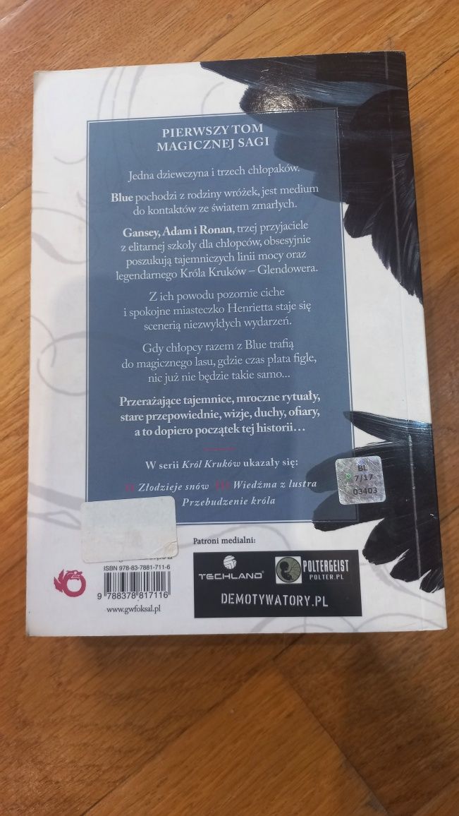 Książka "Król Kruków" Maggie Stiefvater