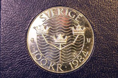 Szwecja 100 koron 1984 Ag Konferencja Sztokholmska