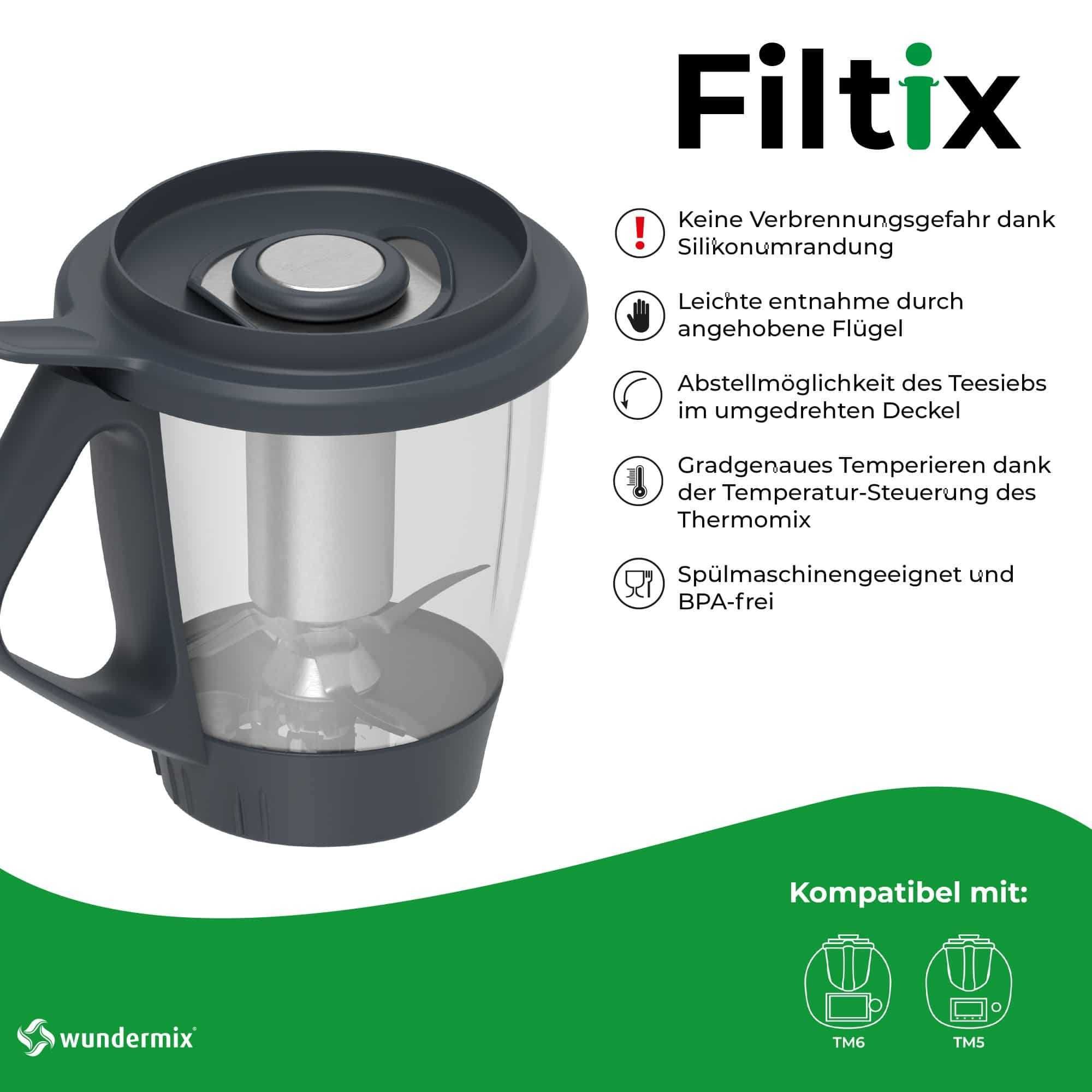 Filtr/sitko do herbaty do Thermomix TM6/TM5 Wundermix Made in Germany