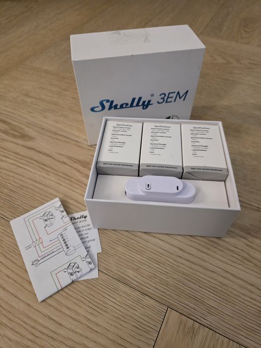 Trójfazowy licznik energii Shelly 3EM WiFi