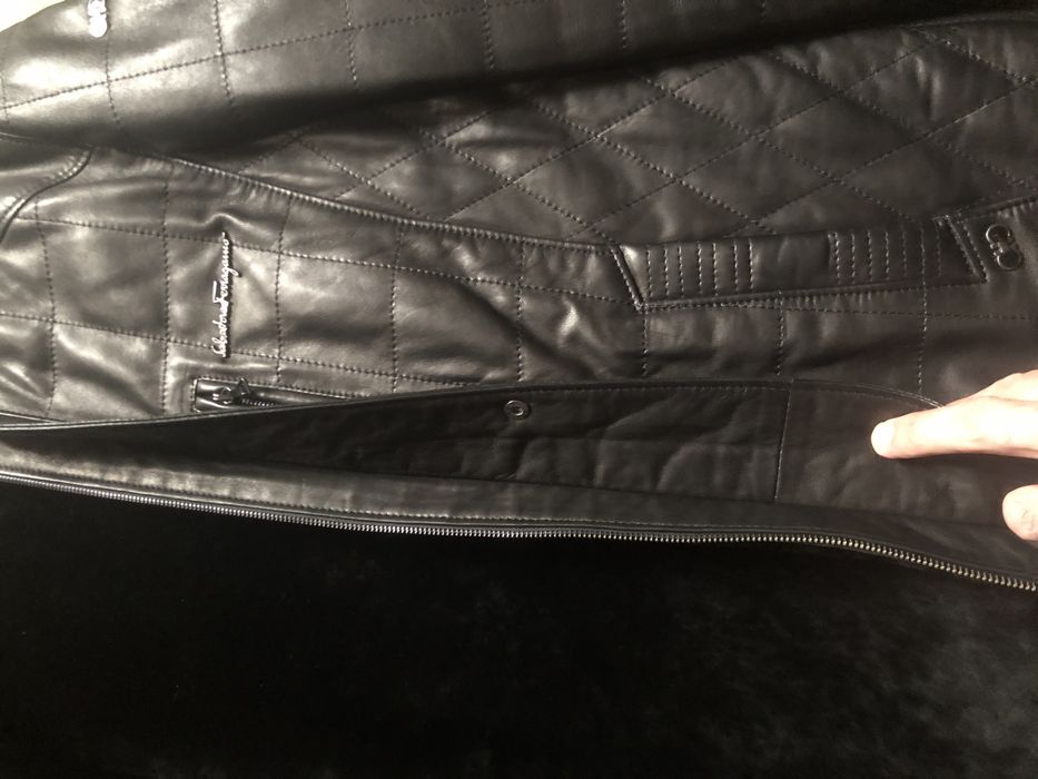 Дублянка чоловіча Salvadore Ferragamo із натуральної шкіри 54р. Нова!