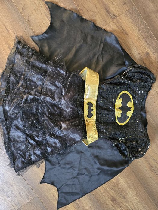 Strój Bat Girl Batmanka 5-6-7 lat przebranie