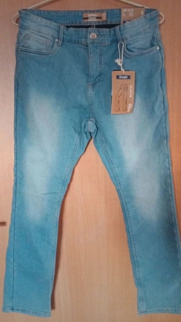 XL/42 spodnie damskie jeansy ocieplone polarem KiK