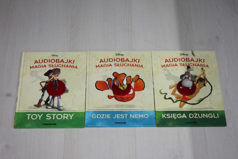 Disney Audiobajki Magia Słuchania 12sztuk /książki +figurki/