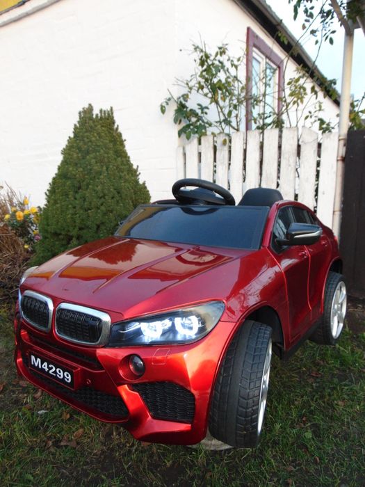 Дитячий електромобіль червоний, повний привід, з новим акамулятором