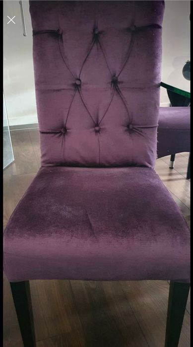 6 Cadeiras + tampo vidro circular