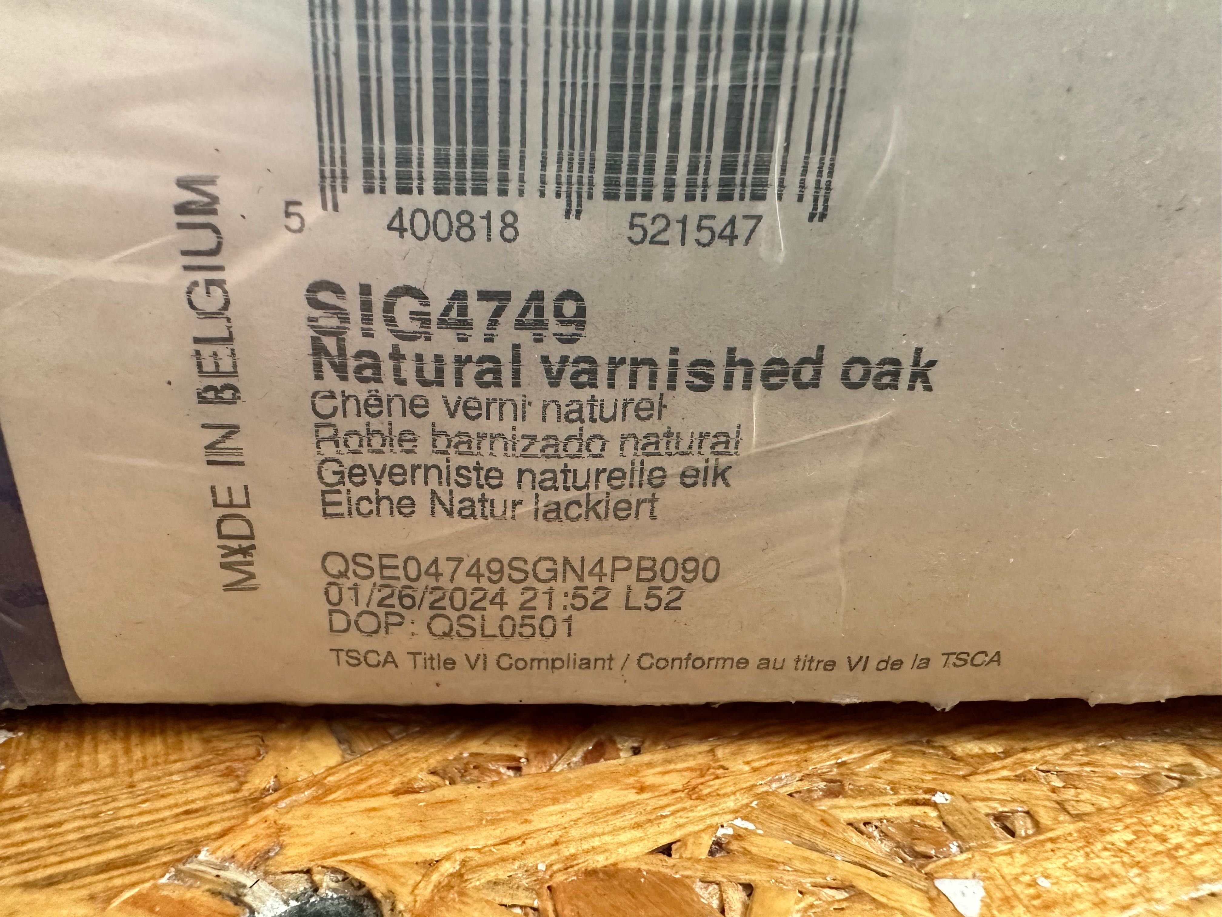Panele Quick Step natural varnished oak