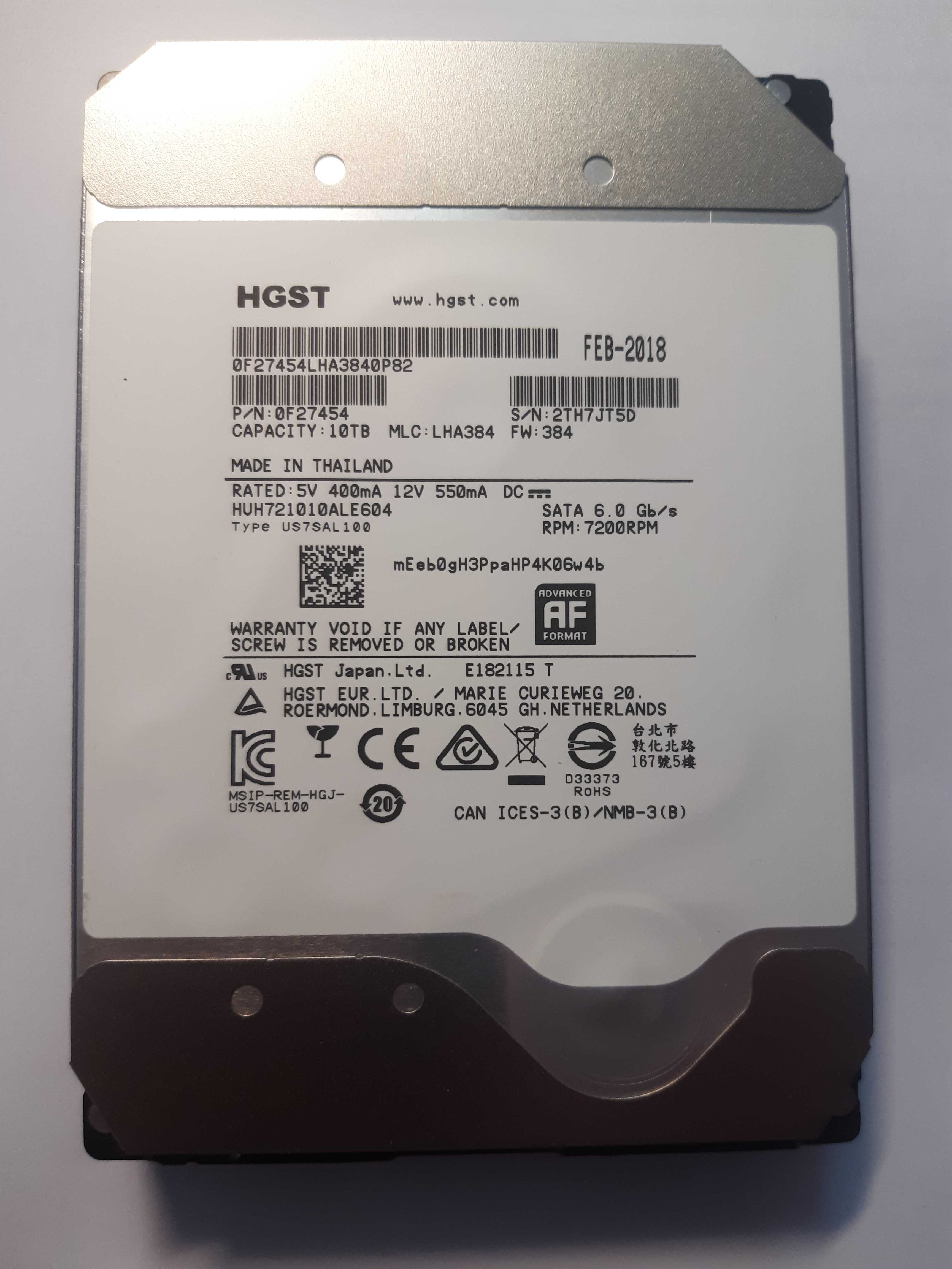 Disco 3,5'' - 10TB