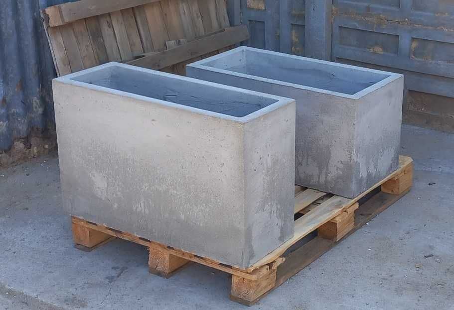 Donice betonowe 80x30x50 ogrodowe donica betonowa ogrodowa kwietniki