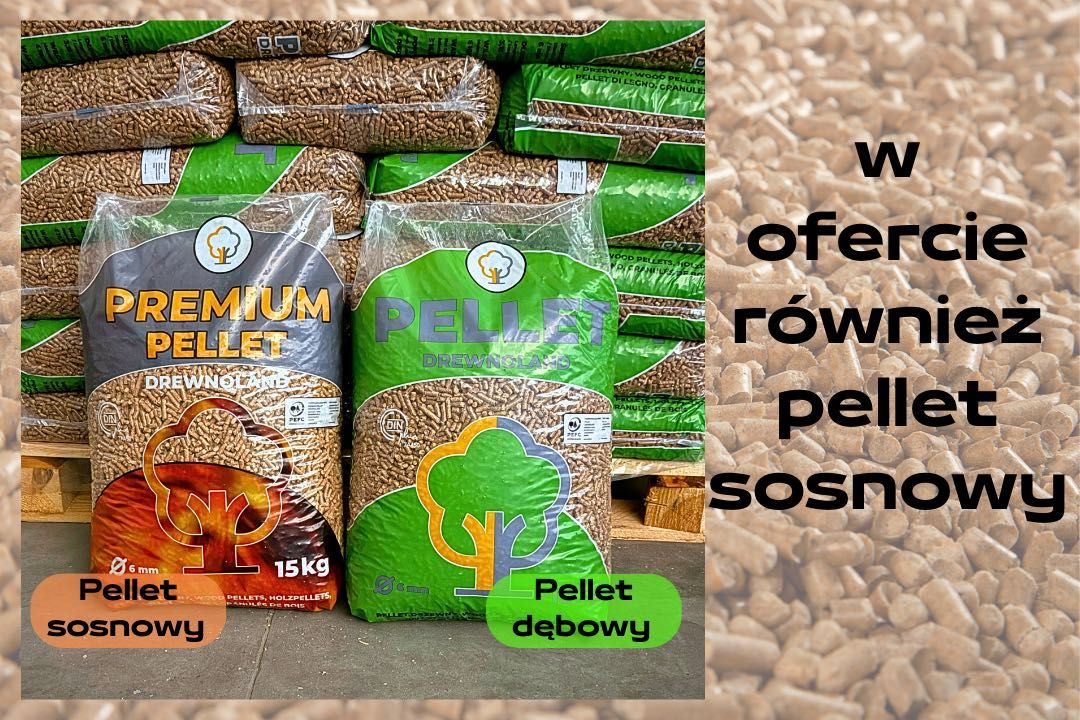 PELLET DĘBOWY PREMIUM 6mm drewnoland, Dostawa Gratis