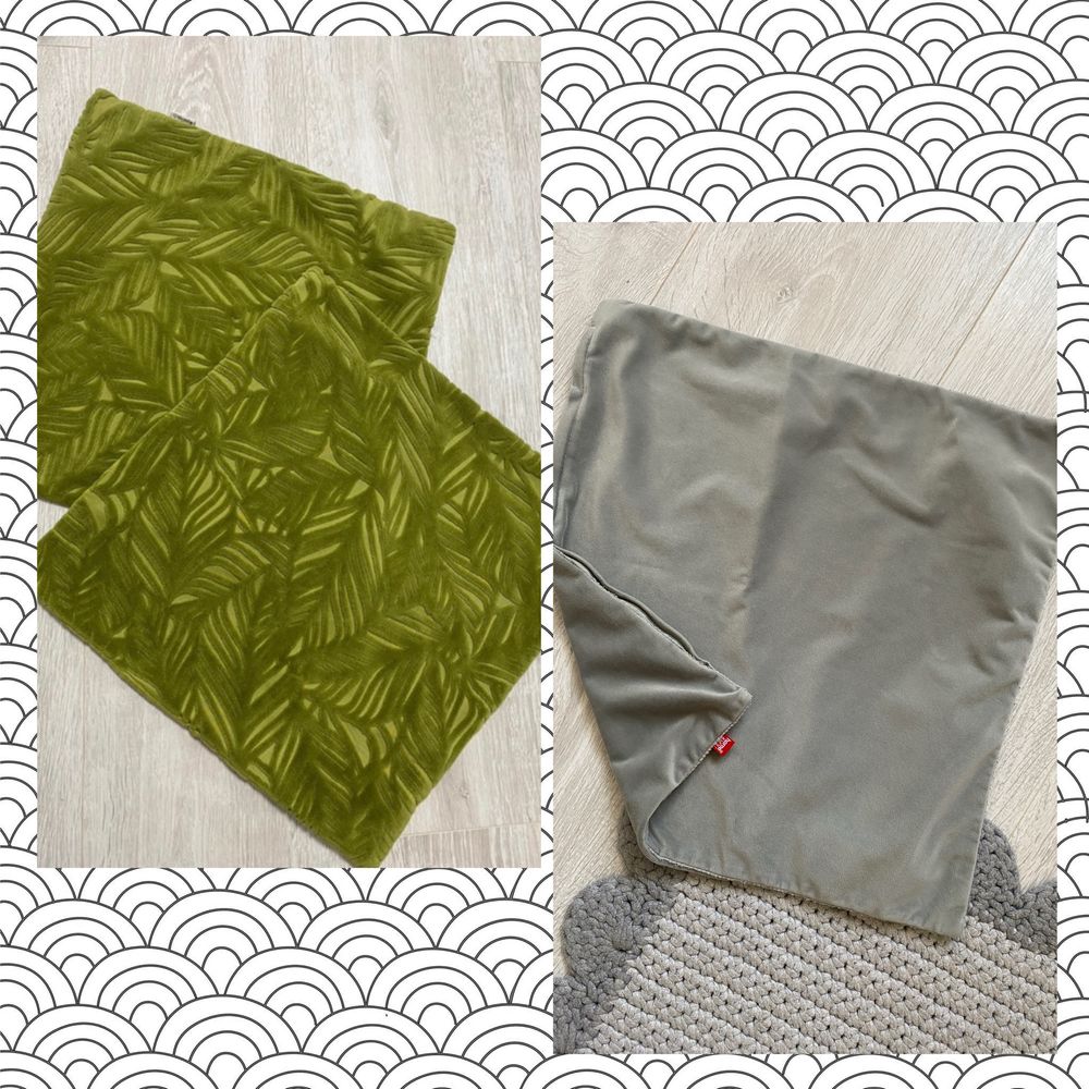 poszewka na poduszkę jak nowa 45x45 cm szara home&you
