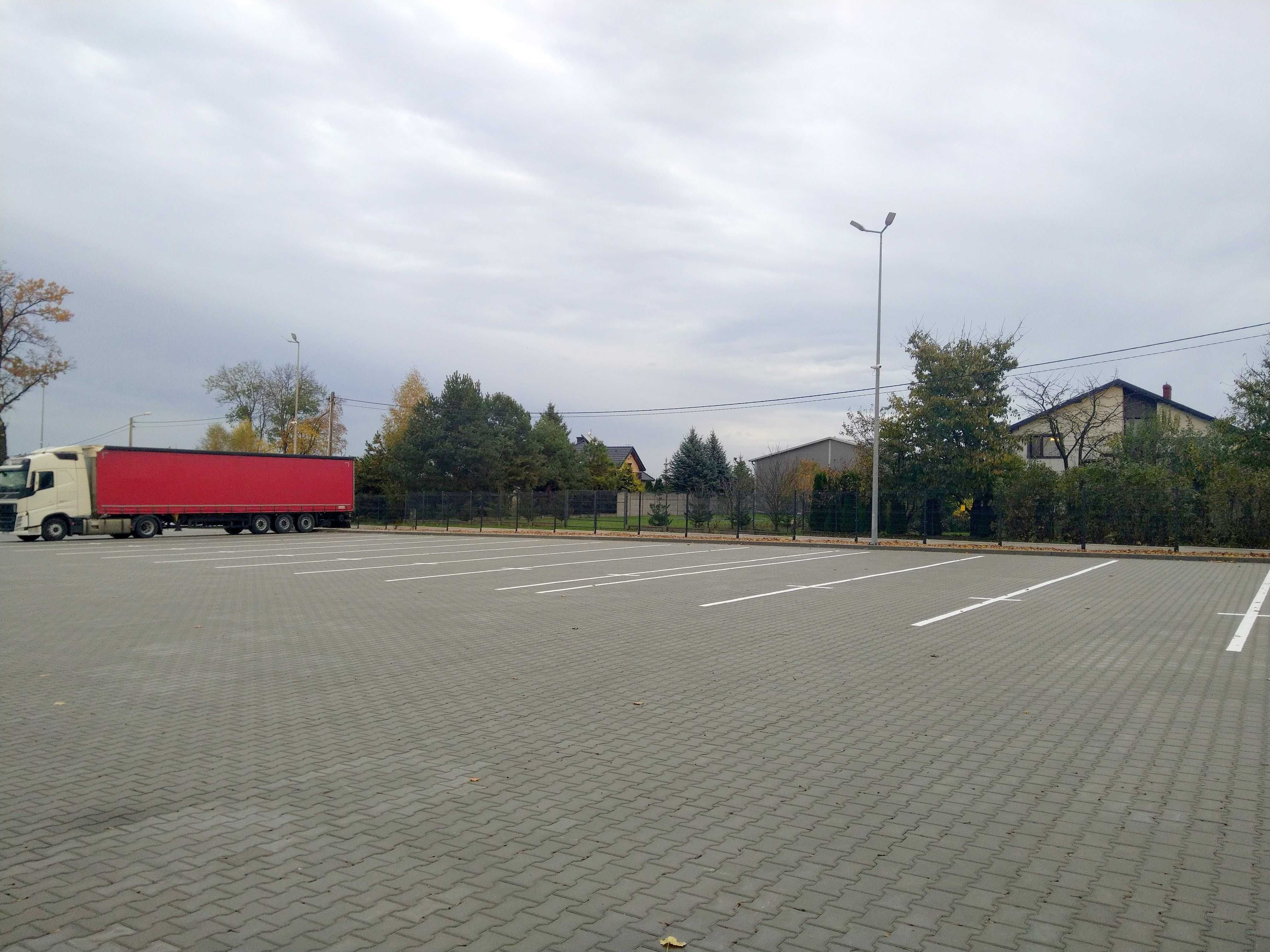 Parking TIR, miejsca postojowe, abonament, przy trasie Miechów Wolbrom