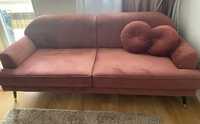 Różowa sofa Black Red White