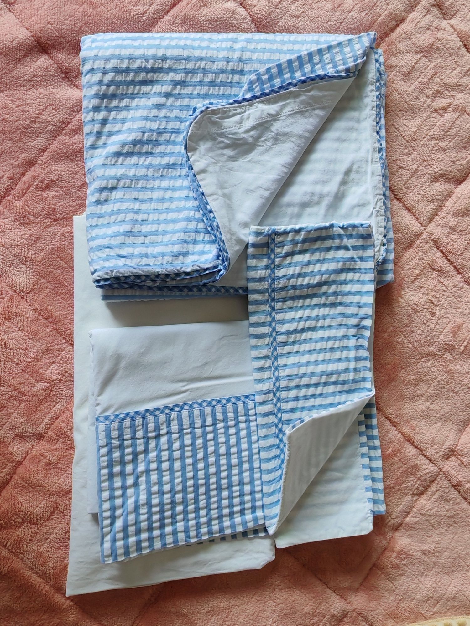 Conjunto de lençóis para berço + capa de edredão