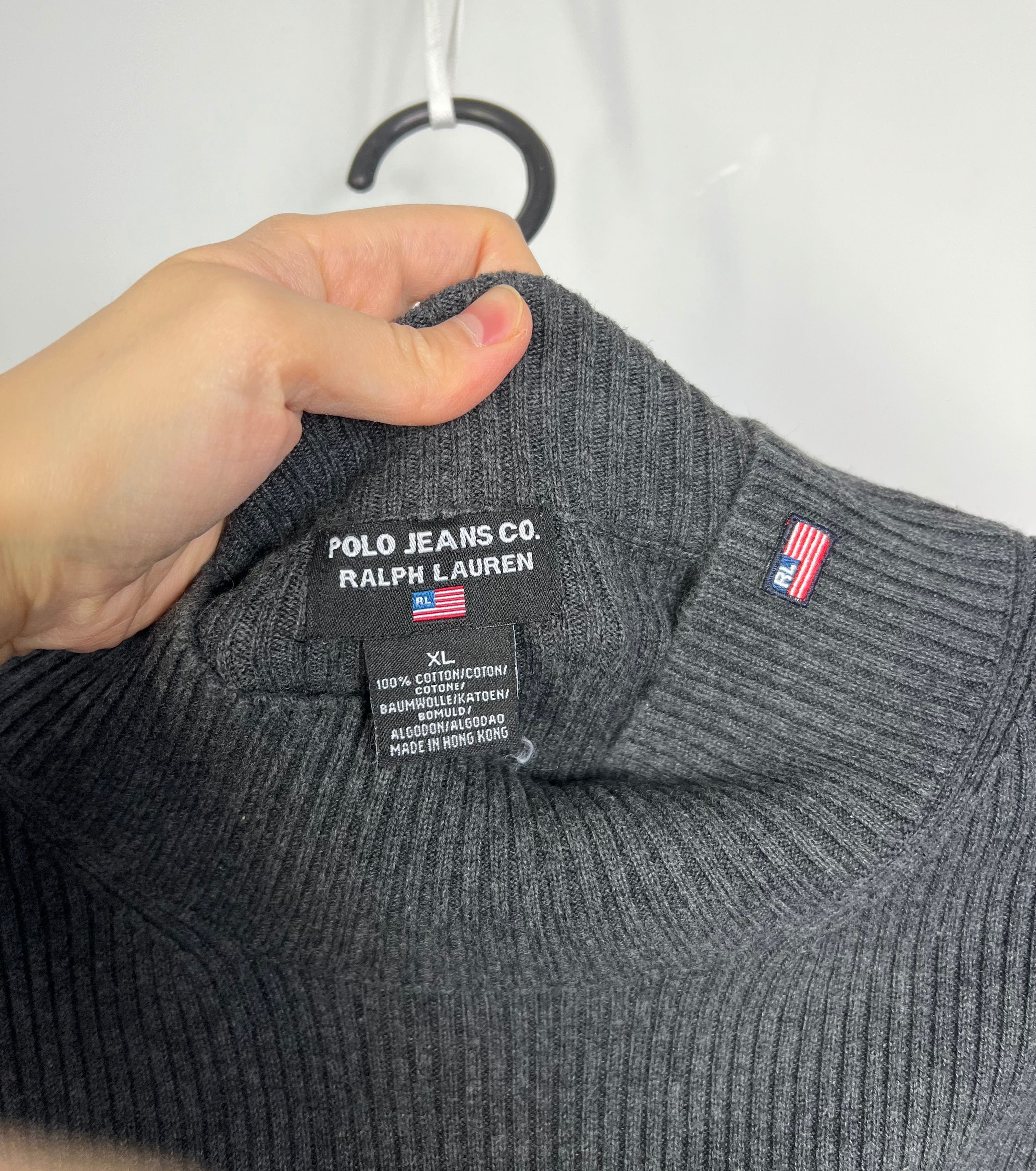 sweter golf Ralph Lauren Polo Jeans Co. flag logo