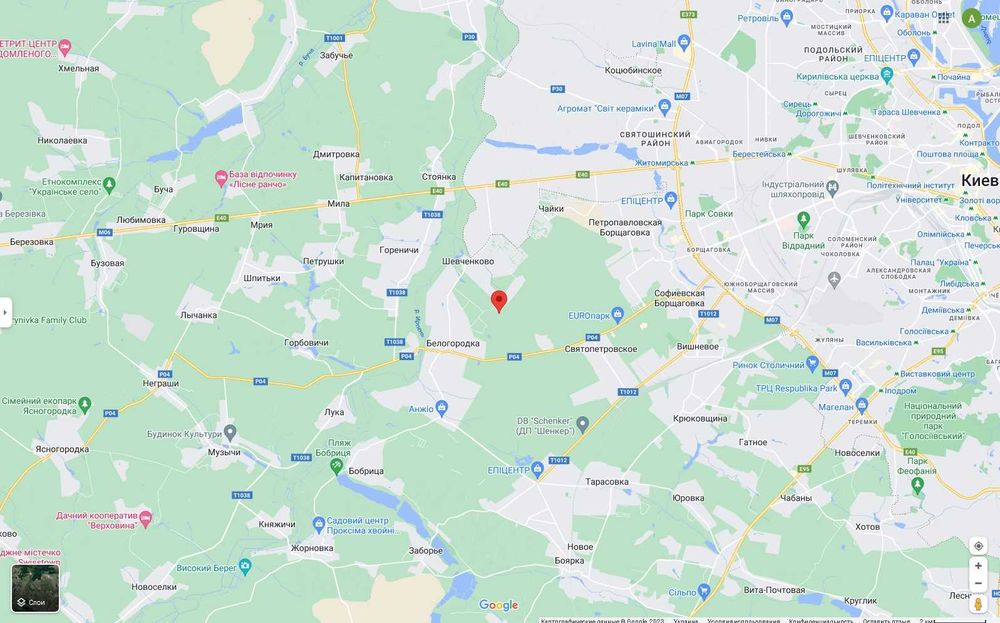 Продаж земельної ділянки 15 сот. Київська обл с.Шевченкове 28200$