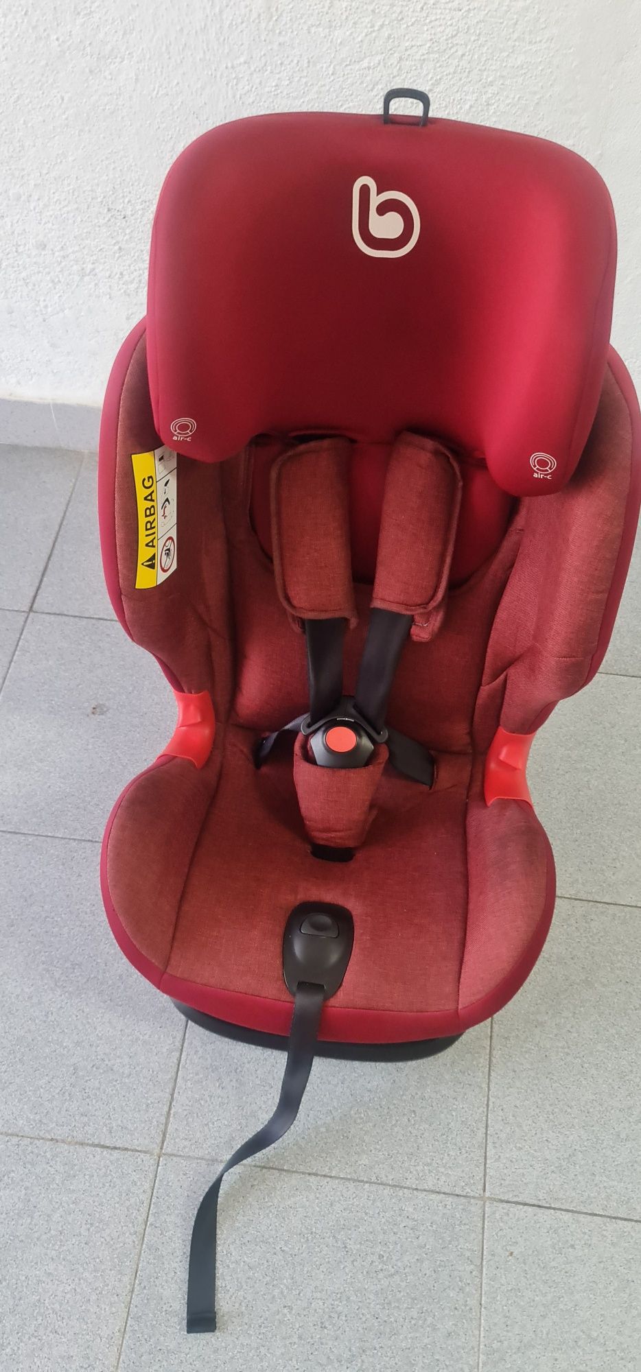 Cadeira auto 360° grupo 0+ 123 be cool, com isofix