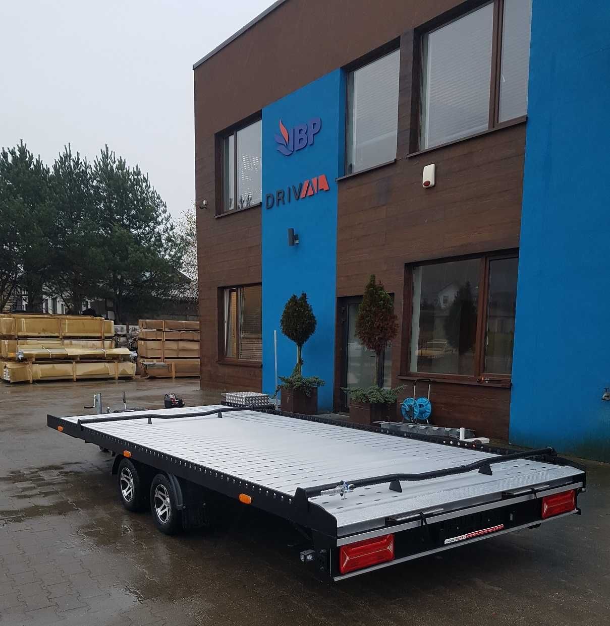 Laweta aluminiowa - platforma 5 x 2,1 DMC 2700 kg.