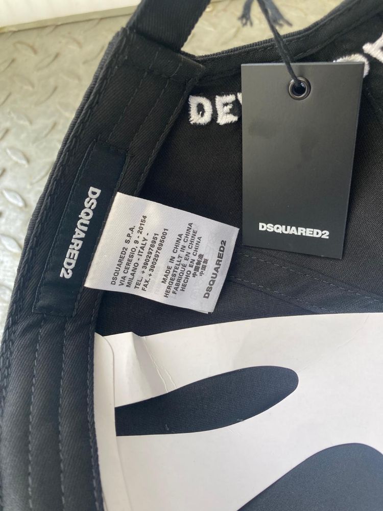 Dsquared2 markowa męska czapka oryginalna Nowa