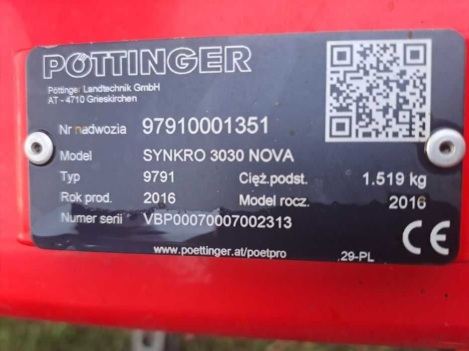 Agregat ścierniskowy/ bezorkowy Pottinger Synkro 3030NOVA