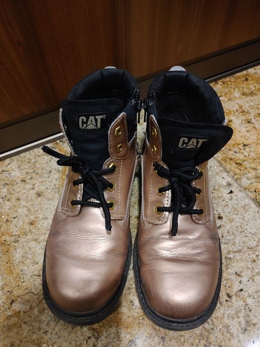 Buty caterpillar CAT damskie złote lekkie 36